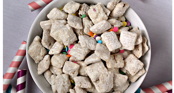 Cake Batter Puppy Chow