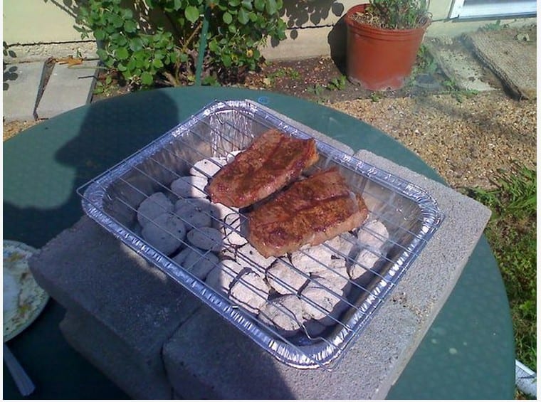 Camping Hack 2 Grill From Dollar Tree