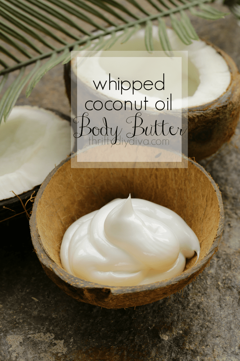 DIY Homemade Whipped Coconut Oil Body Butter