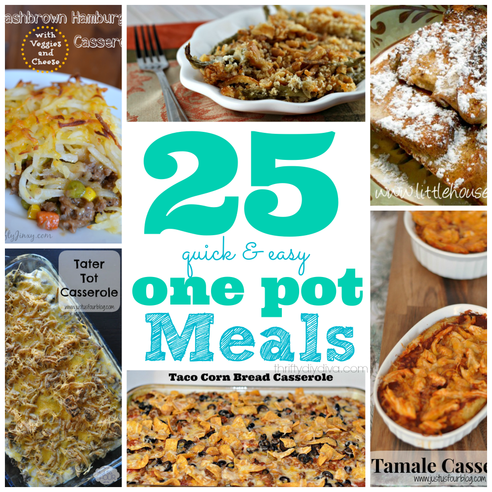 25 Quick and Easy One Pot Meals