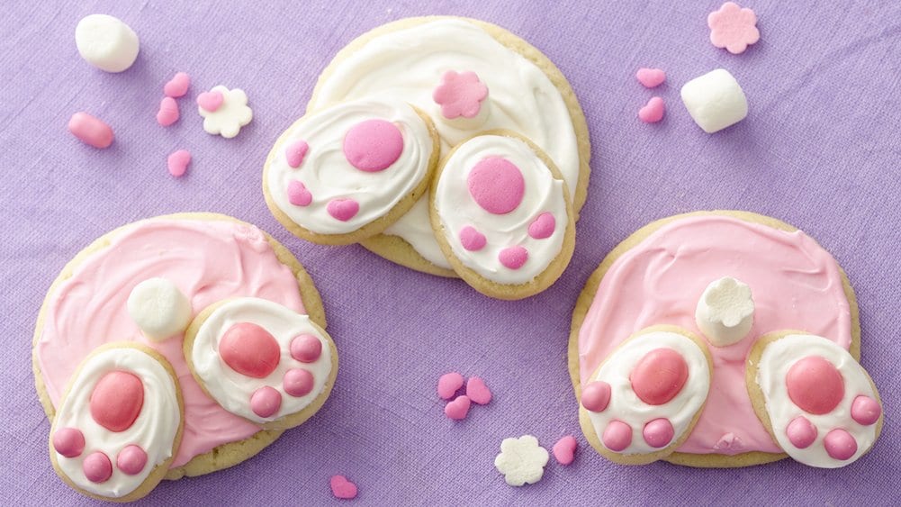 Easter Bunny Butt Cookies by Pillsbury