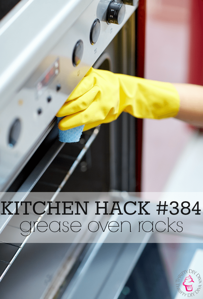 Kitchen Hack: Grease Oven Racks