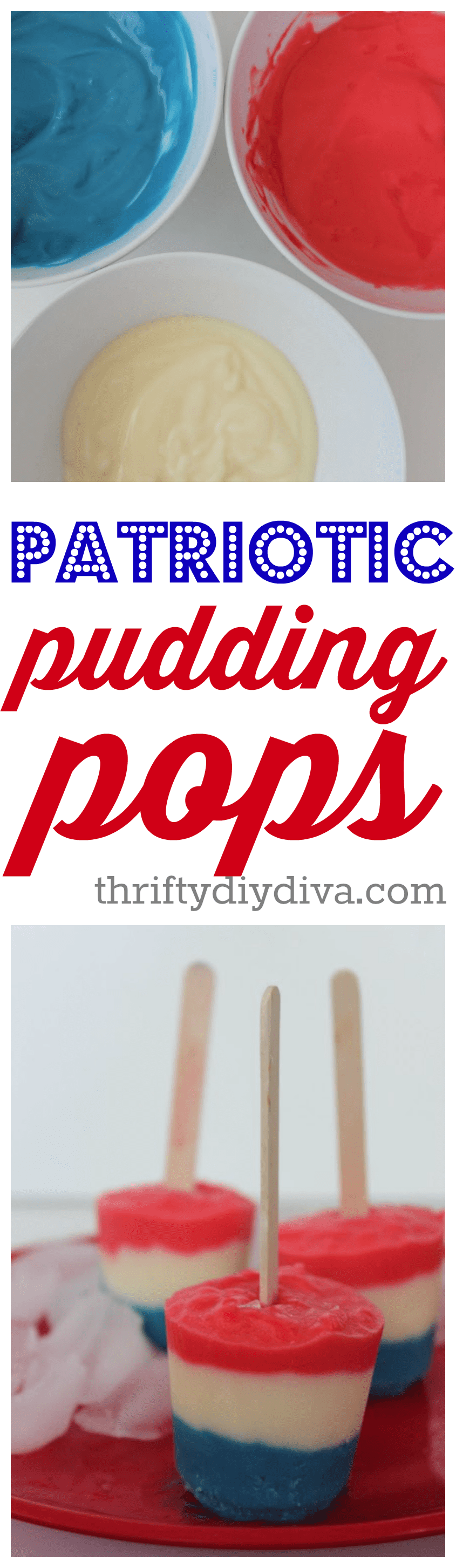 How To Make Patriotic Pudding Pops