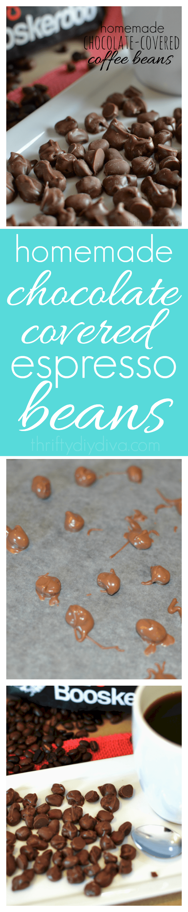Homemade Chocolate Espresso Coffee Beans
