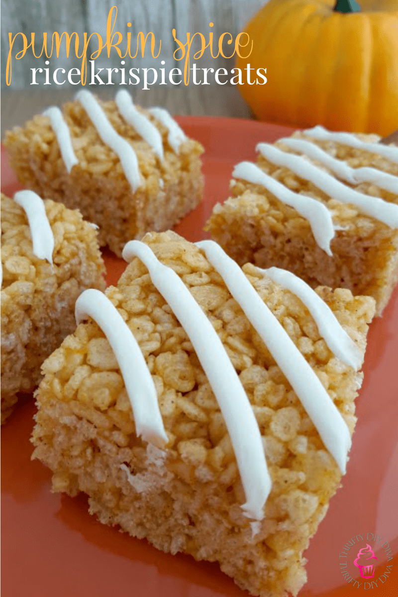 Halloween Pumpkin Spice Rice Krisipie Treats recipe