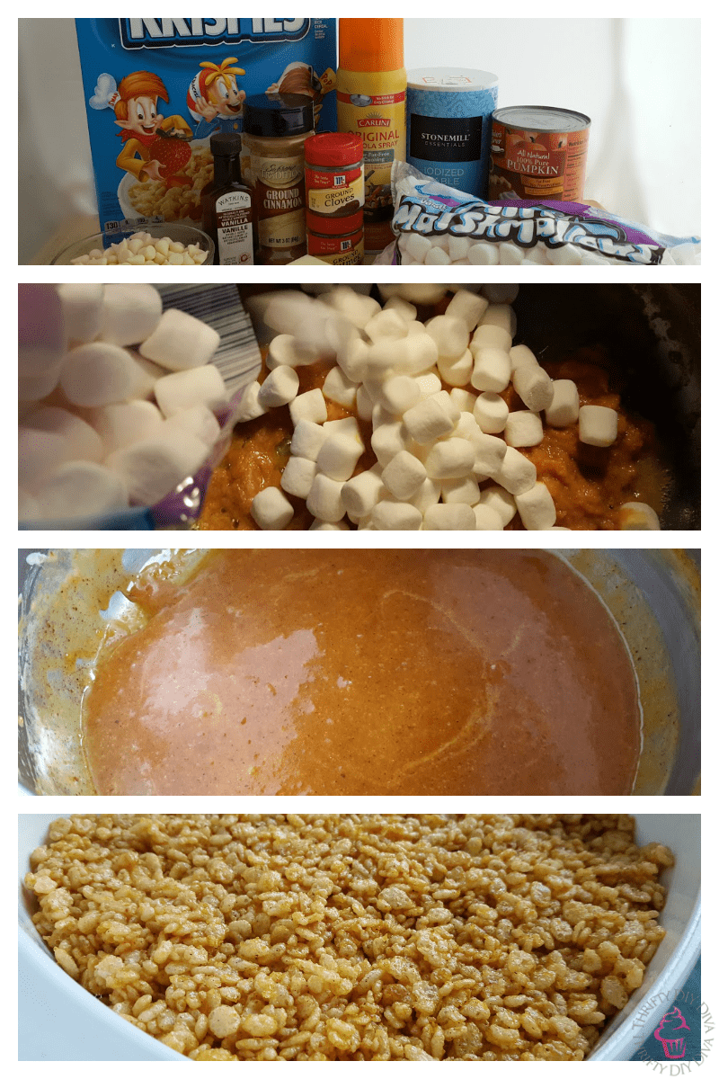Pumpkin Rice Krispies Ingredients