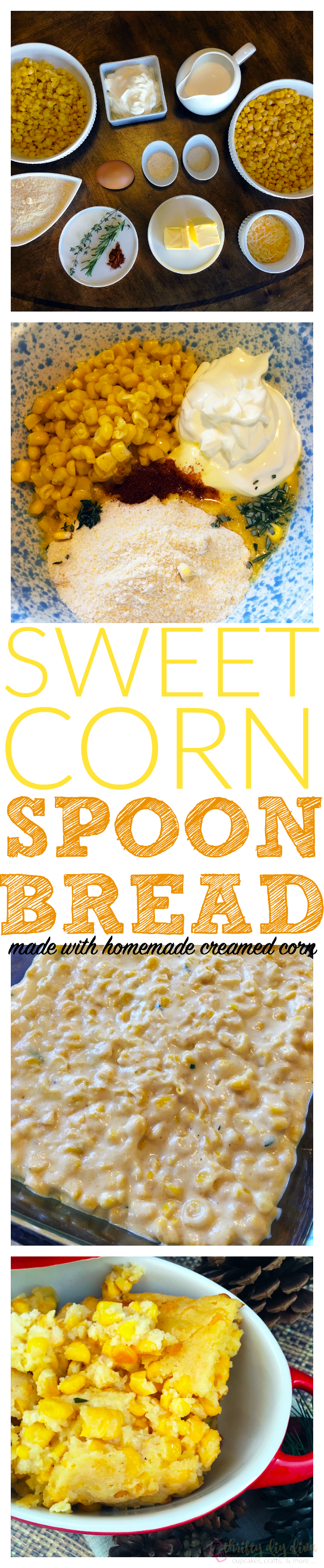 Sweet Corn Spoon Bread Pudding Creamed Recipe
