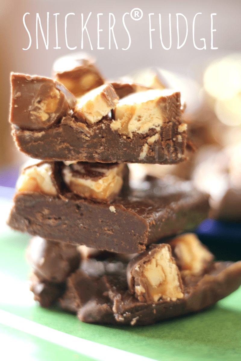 Snickers Chocolate Fudge Recipe