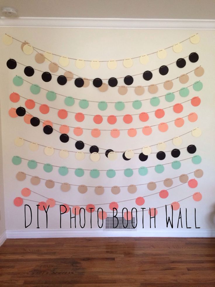DIY Photo Booth Wall