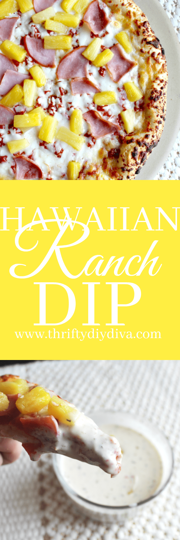 Homemade Pineapple Ranch Dressing Hawaiian Dip