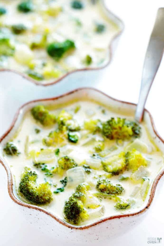 5-Ingredient Broccoli Cheese Soup