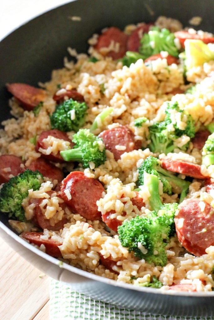 Smoked Sausage & Rice