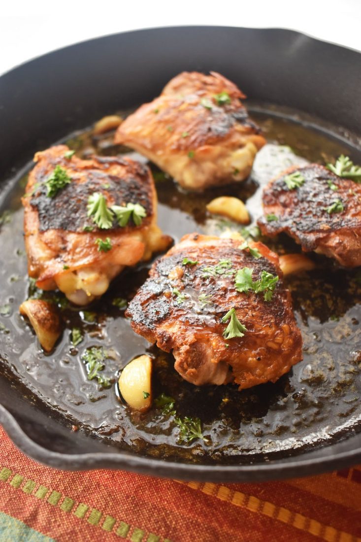 Crispy Honey-Lemon Chicken Thighs