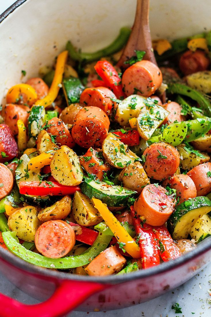 Sausage & Veggies