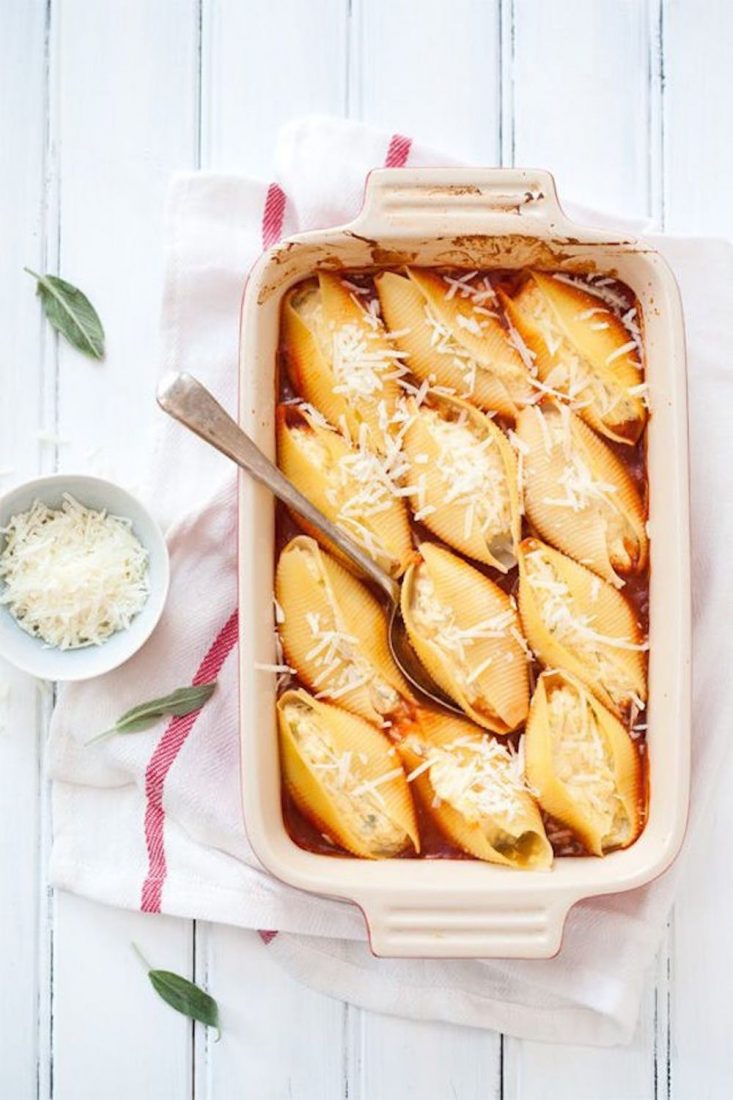 Pumpkin & Ricotta Stuffed Shells