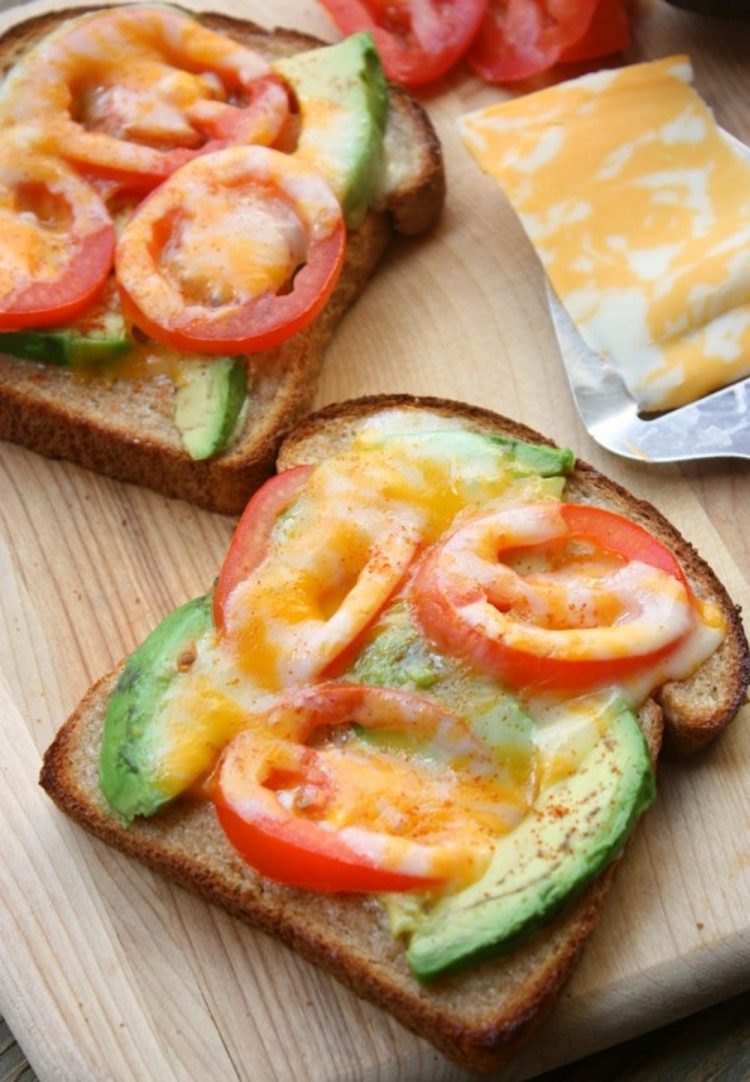 Tomato Avocado Melts